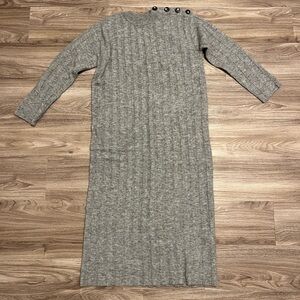 Sézane Manon Dress - Mid Heather Grey